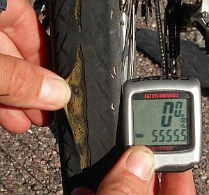 Tire after 5555.5 km